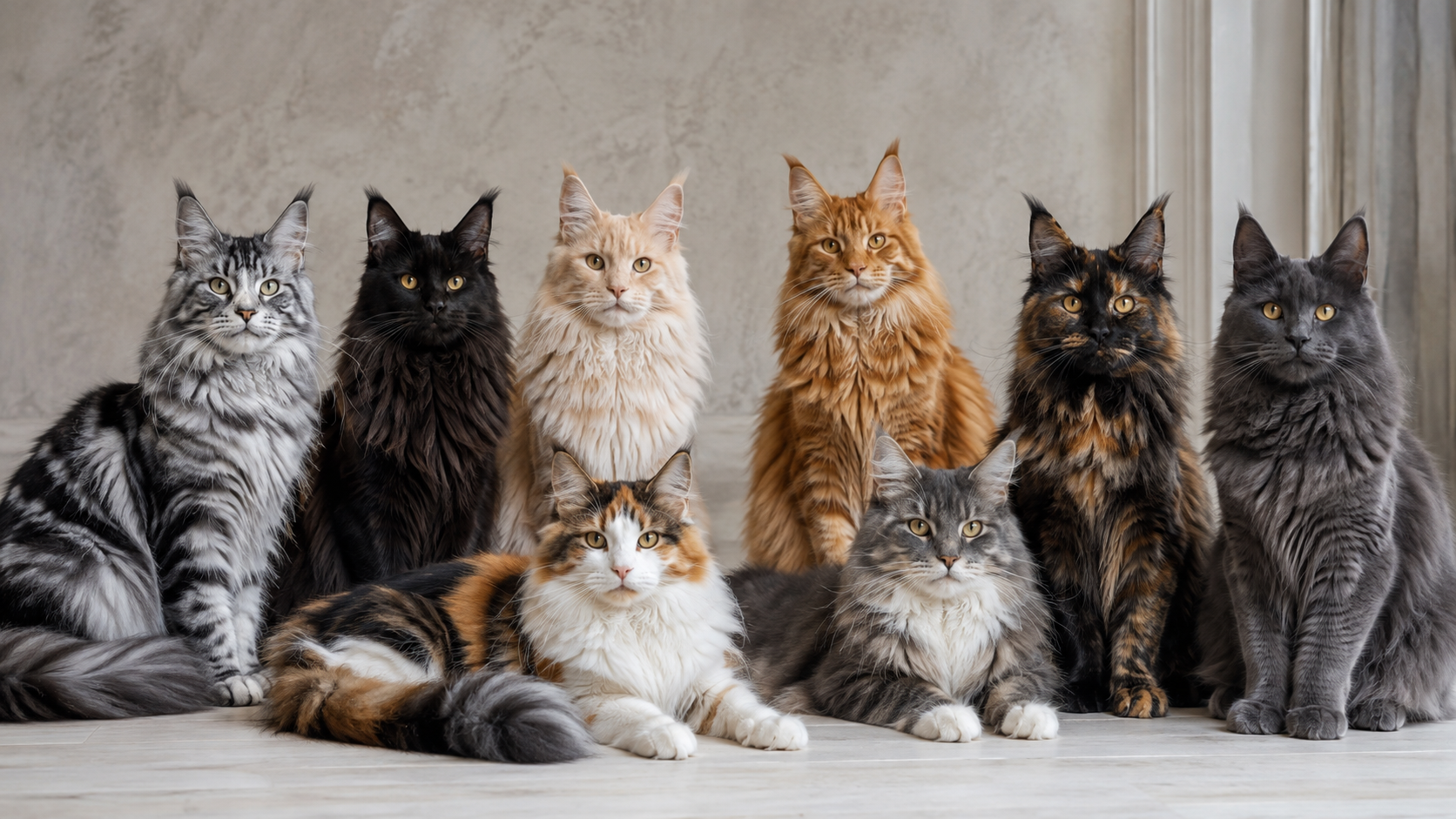 Les couleurs du Maine Coon Les couleurs du Maine Coon