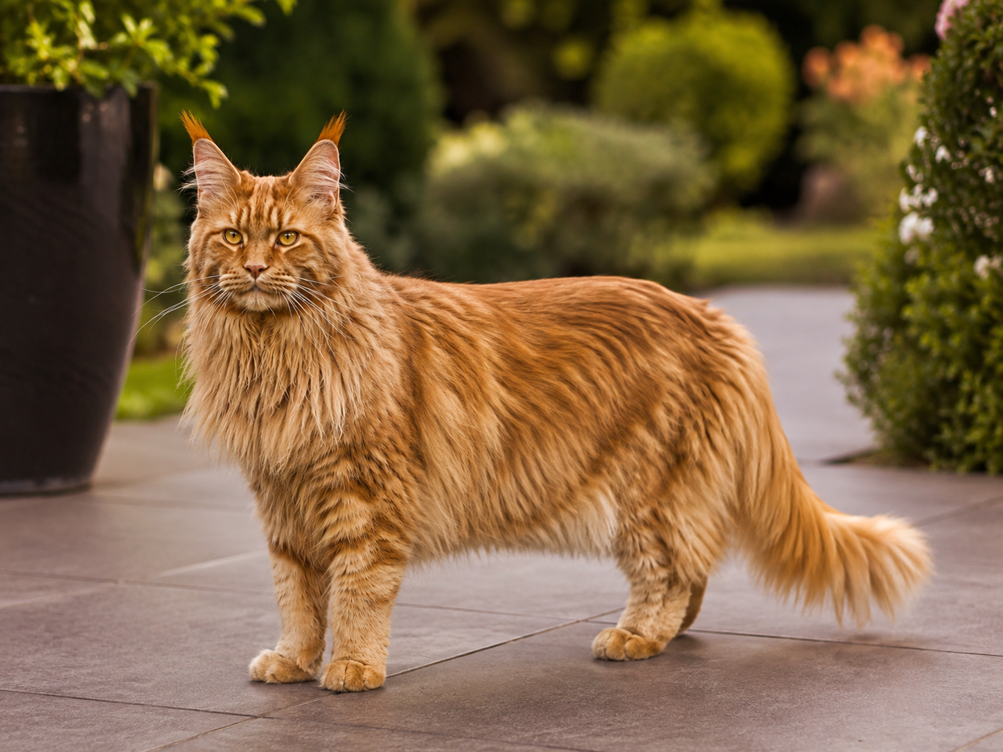 Maine coon roux Maine coon roux