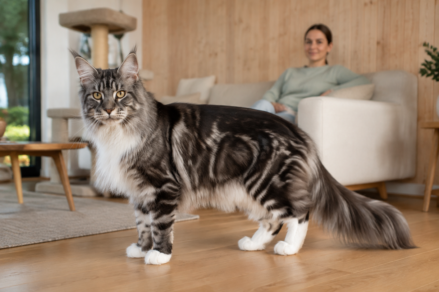 Taille maine coon